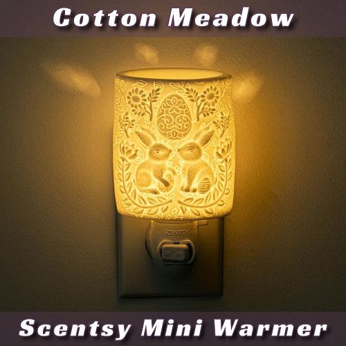 Cotton Meadow Mini Scentsy Warmer | Dark
