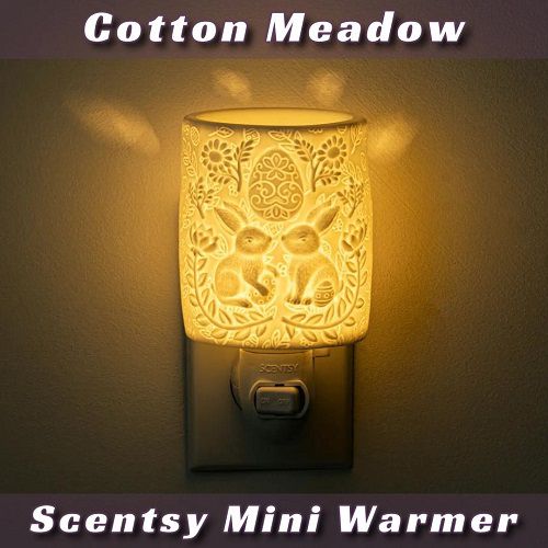Cotton Meadow Mini Scentsy Warmer | Dark Cotton Meadow Mini Scentsy Warmer | Dark