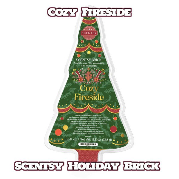Cozy Fireside Scentsy Holiday Brick Cozy Fireside Scentsy Holiday Brick