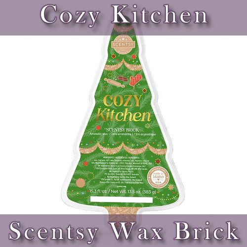 Cozy Kitchen Scentsy Brick Christmas Tree Brick