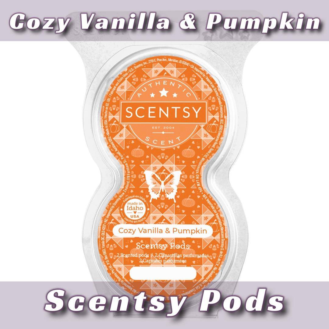 Cozy Vanilla and Pumpkin Scentsy Pods