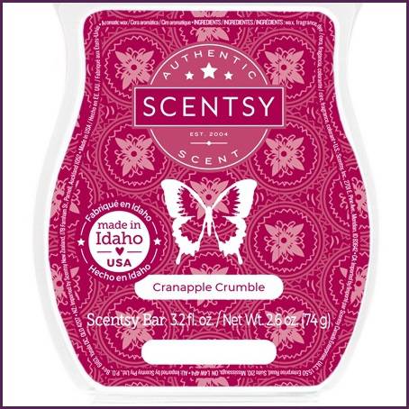 Cranapple Crumble Scentsy Bar Melts