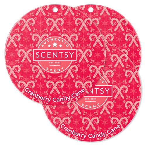 Cranberry Candy Cane Scentsy Scent Circle Cranberry Candy Cane Scentsy Scent Circle