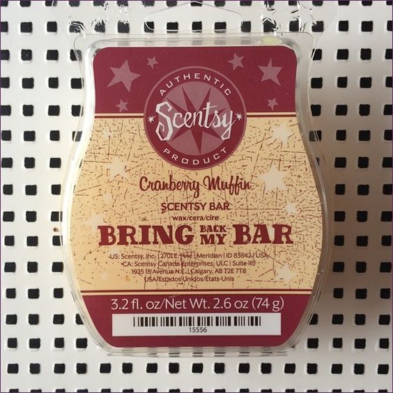 Cranberry Muffin Scentsy Wax Bar Alt