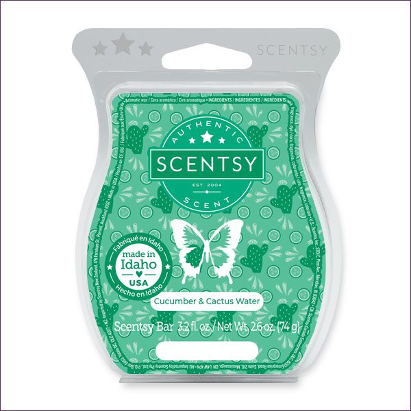 Cucumber Cactuc Water Scentsy Wax Bar