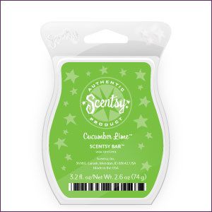 Cucumber Lime Scentsy Wax Bar