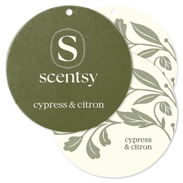 Cypress and Citron Scentsy Scent Circles