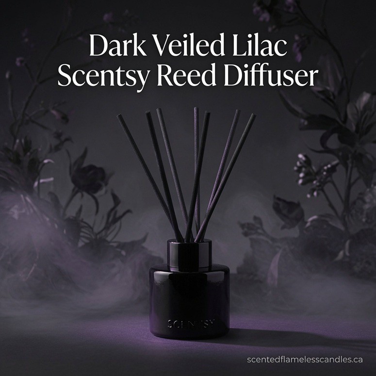 Dark Veiled Lilac Scentsy Reed Diffuser Dark Veiled Lilac Scentsy Reed Diffuser