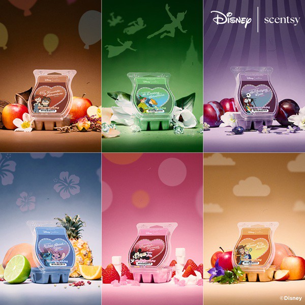 Disney Love Stories Scentsy Wax Bar Collection