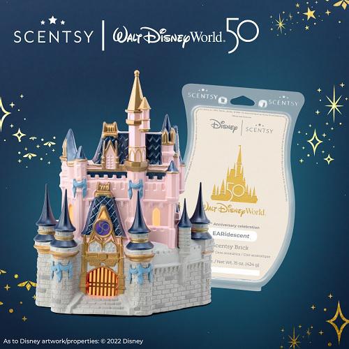 earidescent Disney Scentsy Brick | With Castle