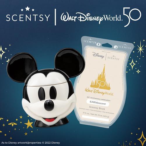 earidescent Disney Scentsy Brick | With Mickey Mouse