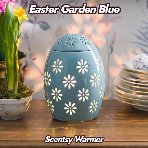 Easter Garden Blue Scentsy Warmer