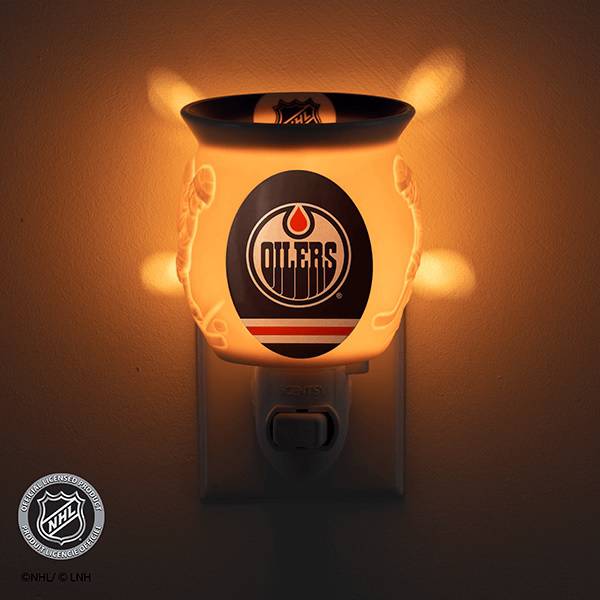 Edmonton Oilers Scentsy Mini Warmer | Dark Lit