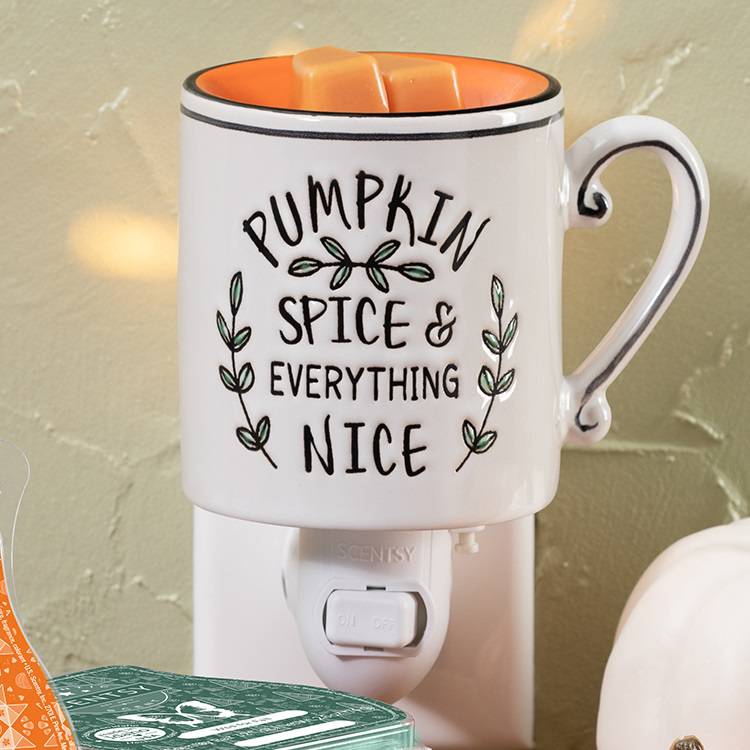 Everything Nice Scentsy Mini Warmer Closeup