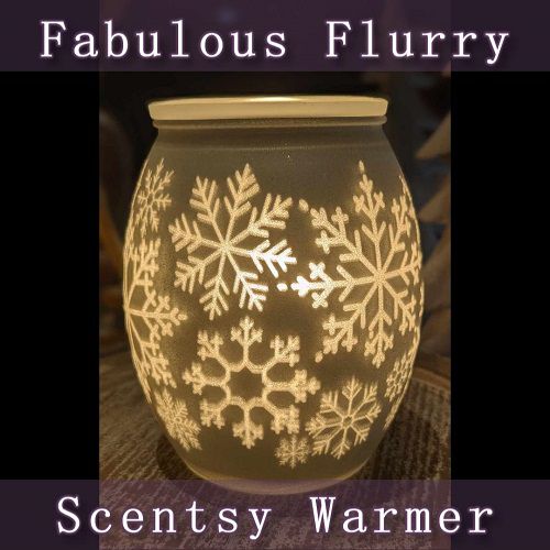 Swirling Snowman Scentsy Warmer | With Title