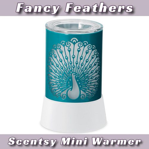 Fancy Feathers Scentsy Mini Warmer | With Base