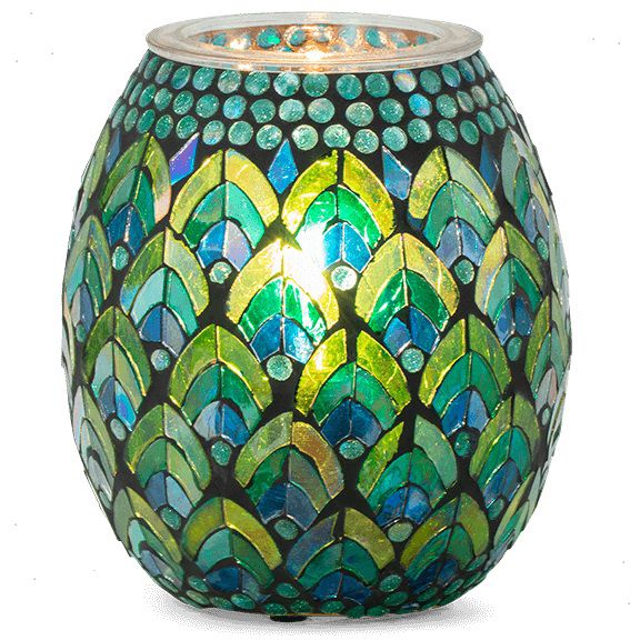 Flaunt Your Feathers Scentsy Warmer Clear