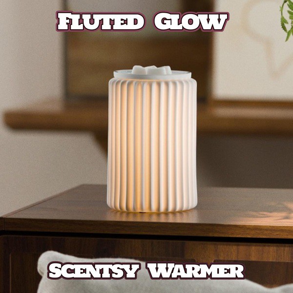Fluted Glow Scentsy Warmer Fluted Glow Scentsy Warmer