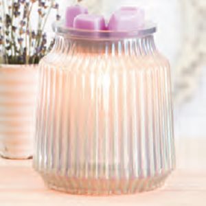 Fluted Gray Scentsy Warmer