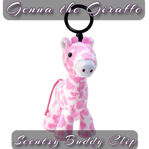 Genna the Giraffe Scentsy Buddy Clip