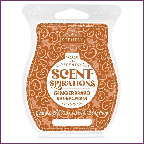 Gingerbread Buttercream Scentsy Bar | With Border