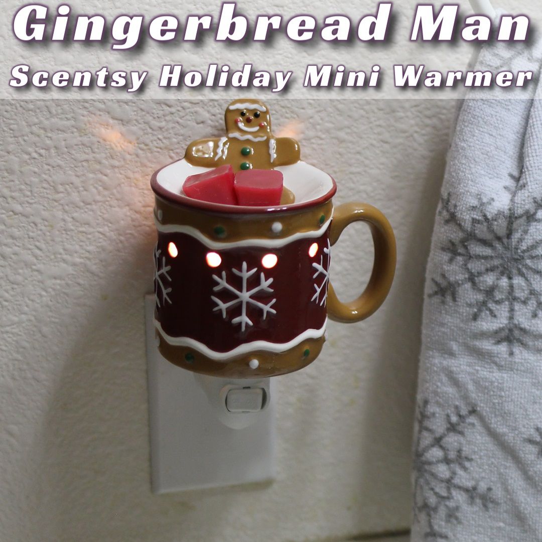 Gingerbread Man Scentsy Mini Warmer