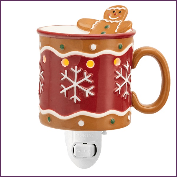 Gingerbread Man Scentsy Mini Warmer | Stock On