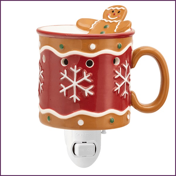 Gingerbread Man Scentsy Mini Warmer | Stock Off