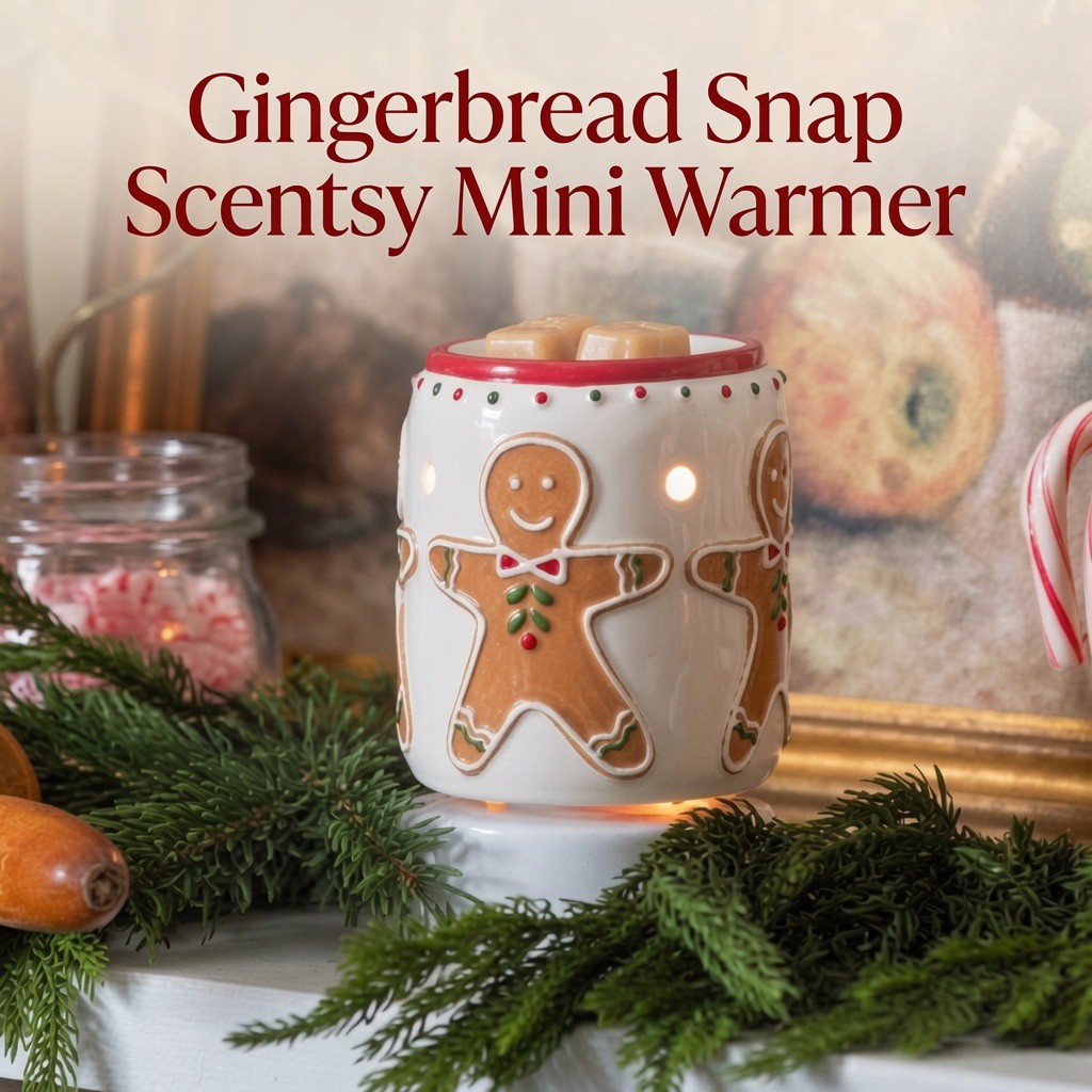 Gingerbread Snap Scentsy Mini Warmer Gingerbread Snap Scentsy Mini Warmer