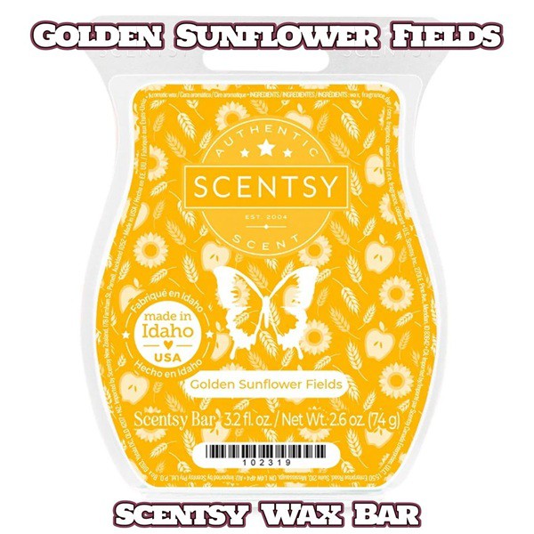 Golden Sunflower Fields Scentsy Bar