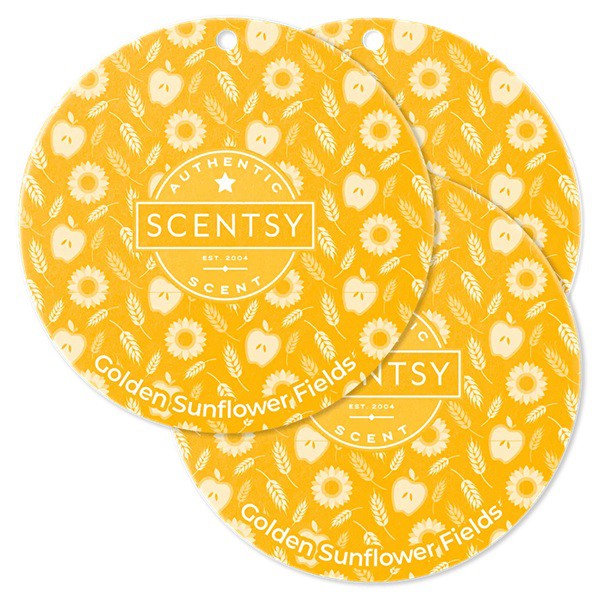 Golden Sunflower Fields Scentsy Scent Circle