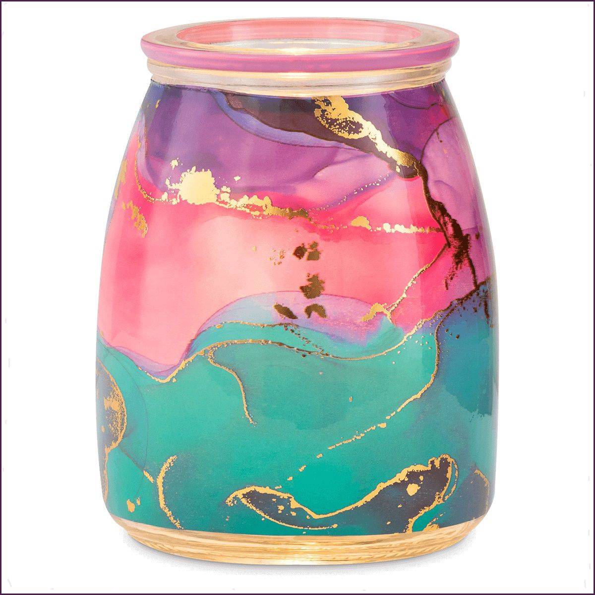 Golden Sunset Scentsy Warmer Clear