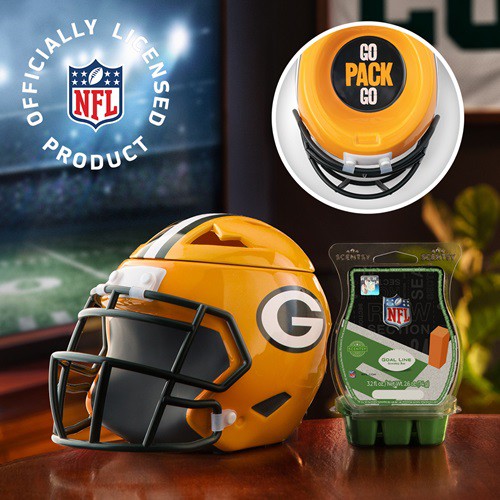 Scentsy Green Bay Packers Helmet Warmer