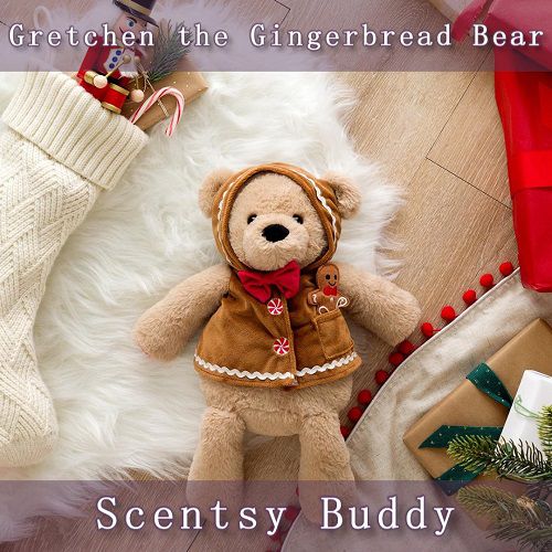 Gretchen Gingerbread Bear Scentsy Buddy