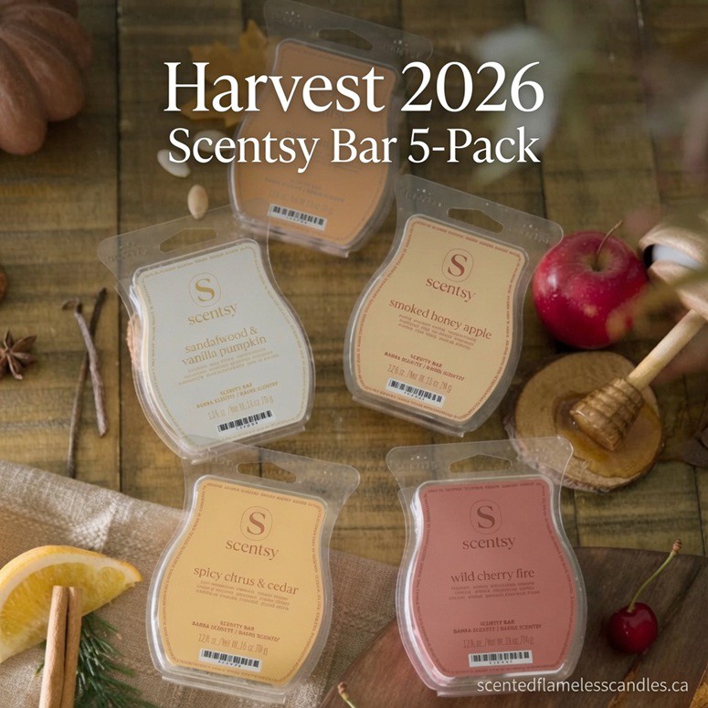 Harvest Scentsy Wax Bar 5-Pack 2026 Harvest Scentsy Wax Bar 5-Pack 2026