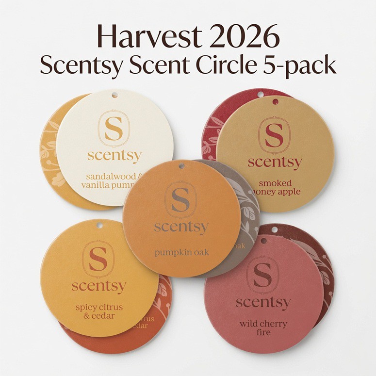 Harvest 2026 Scentsy Scent Circle 5-pack Harvest 2026 Scentsy Scent Circle 5-pack