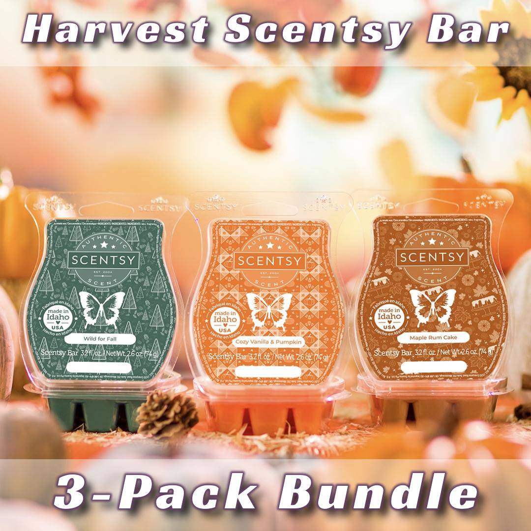 Harvest Scentsy bar 3 Pack Bundle