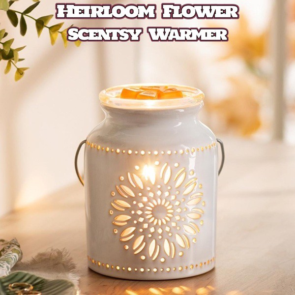 Heirloom Flower Scentsy Warmer