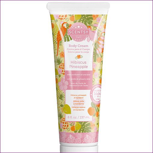 Hibiscus Pineapple Scentsy Body Cream Stock Hibiscus Pineapple Scentsy Body Cream Stock