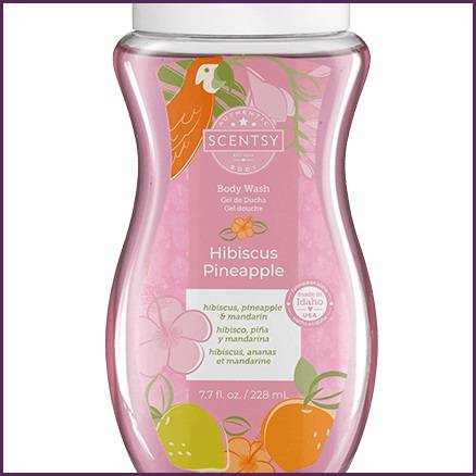 Hibiscus Pineapple Scentsy Body Wash Center Hibiscus Pineapple Scentsy Body Wash Center