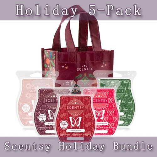 Holiday Scentsy Bar 5-Pack Bundle