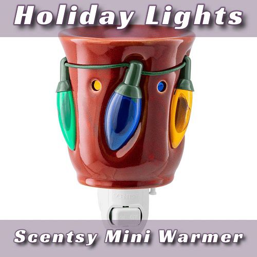 Holiday Lights Scentsy Mini Warmer | Off