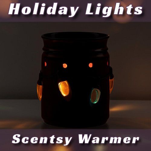 Holiday Lights Scentsy Warmer | Dark Lit