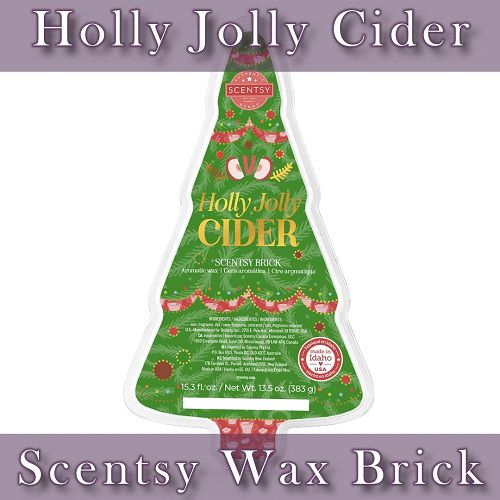 Holly Jolly Cider Scentsy Christmas Tree Brick