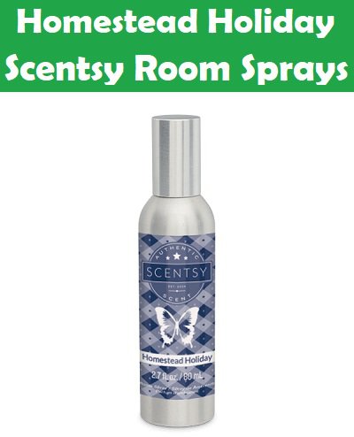Homestead Holiday Scentsy Room Spray