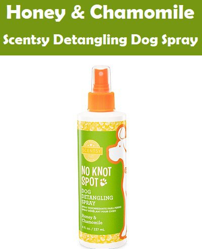 Honey and Chamomile Scentsy Dog Detangling Spray