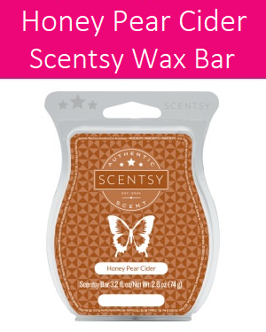 Honey Pear Cider Scentsy Fragrance Bar