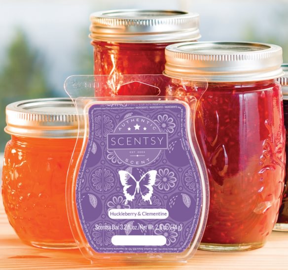 Huckleberry and Clementine - June 2017 Scentsy Scent Of The Month