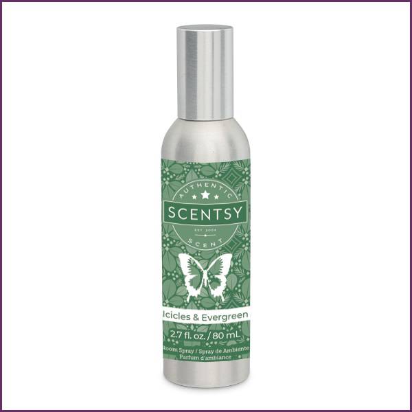 Icicles and Evergreen Scentsy Room Spray