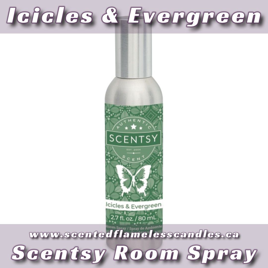 Icicles and Evergreen Scentsy Room Spray